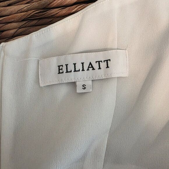 Elliatt Camo Asymmetric Satin Cocktail Dress Sz S - Picture 4 of 6